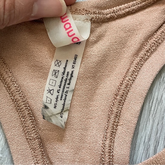 Commando Light Brown Racerback Bra - Picture 4 of 4